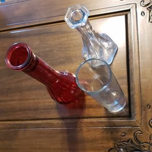 GLASS BUD VASES